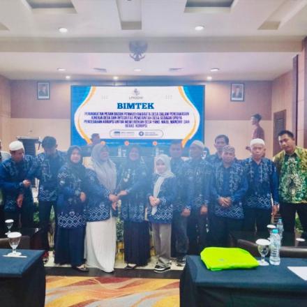 Perkuat Fungsi Pengawasan, BPD Simpang Tiga Ikuti Bimtek Integritas Pemerintahan Desa